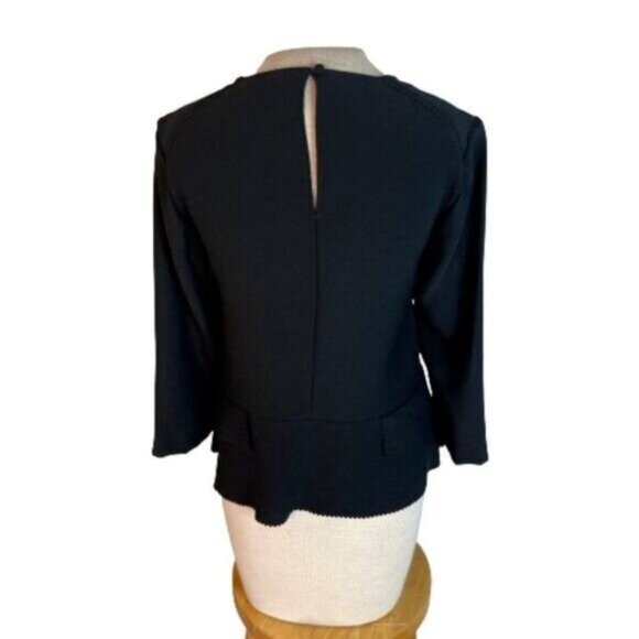 Banana Republic Top Shirt Blouse Black XS - Picture 3 of 5